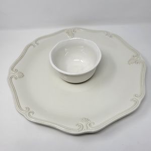 Lenox Butler's Pantry Chip and Chip Bowl Platter Round Ivory‎ Replacement